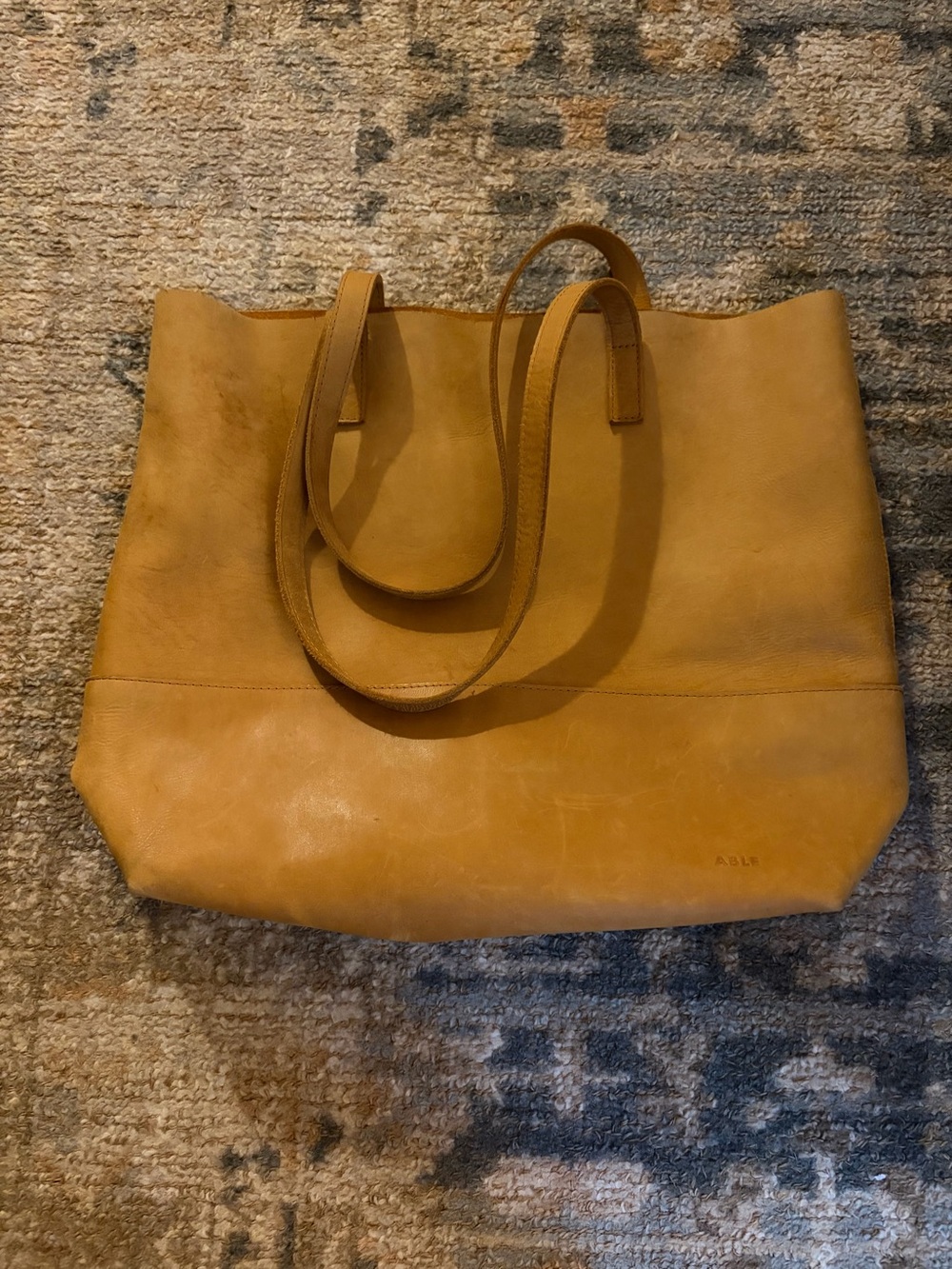 ABLE Leather Tote Bag